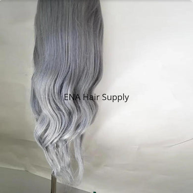 Grey Body Wave Wig